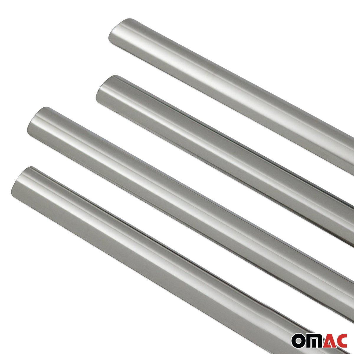 Ford Connect Window Trim - Omac - S.Steel - Gloss Silver - 2014